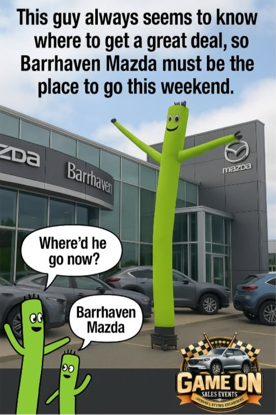 Barrhaven Mazda event promotion