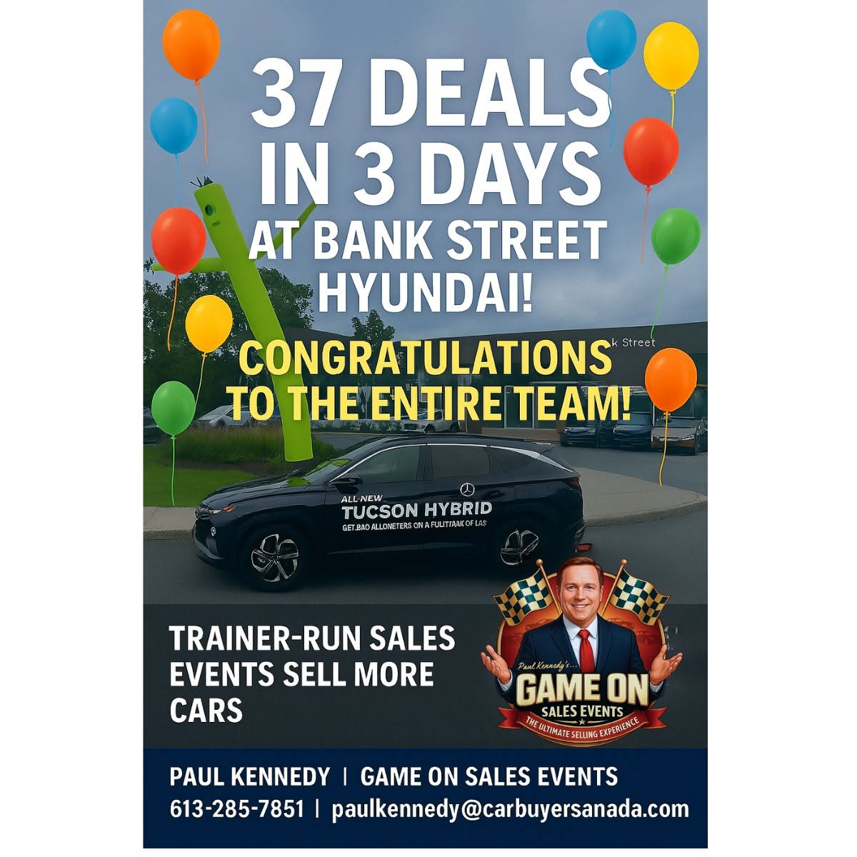 37 deals in three days