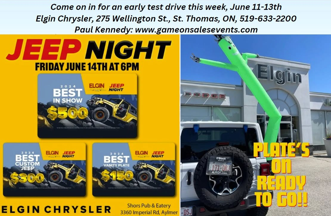 Jeep Night at Elgin Chrysler