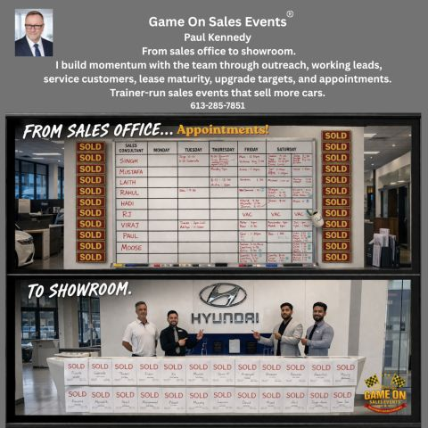 From sales office appointments to showroom results